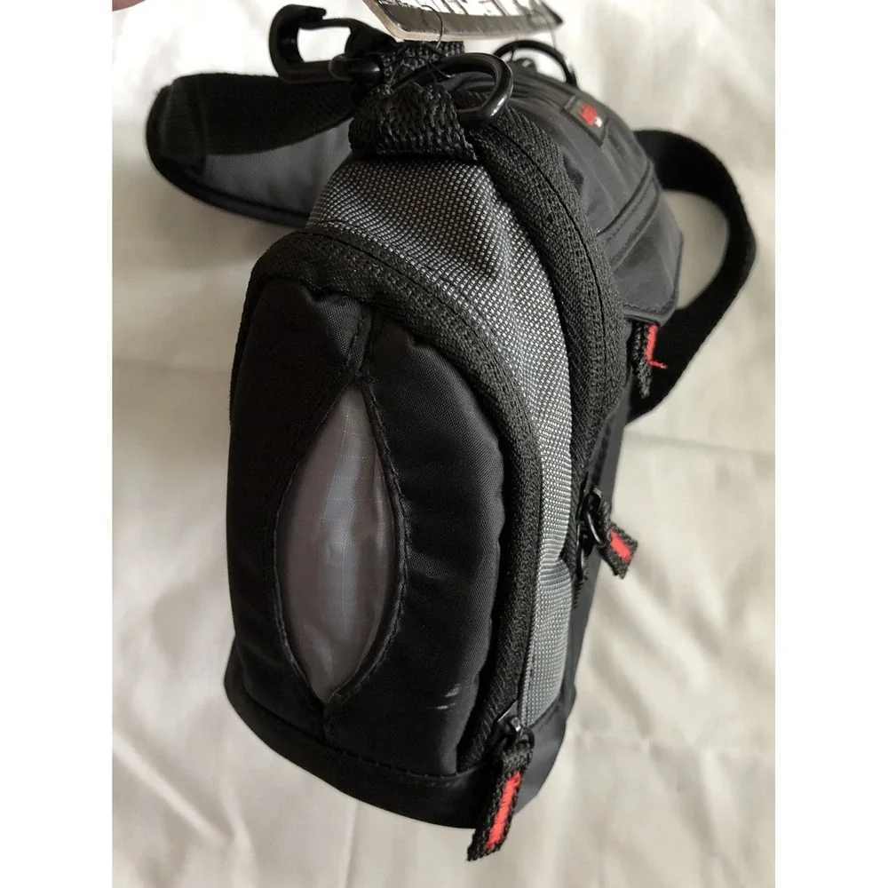 Padded Camera Bag NEW Black Red Interior 8X8 in Padded Denali Tech Camcorder